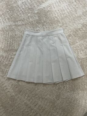 Aritza Sunday Best Pleated Mini Skirt in Pale Blue Size 00